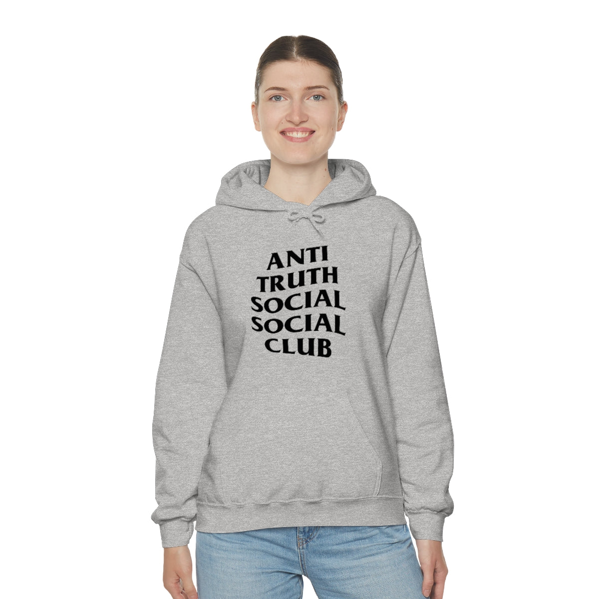 Unisex Heavy Blend™ Anti Truth Social Social Club Hooded Sweatshirt