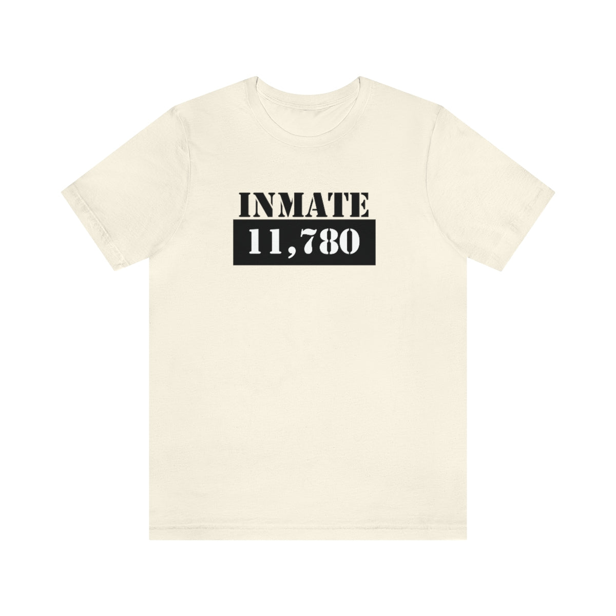 Inmate 11,780 Unisex Short Sleeve Tee