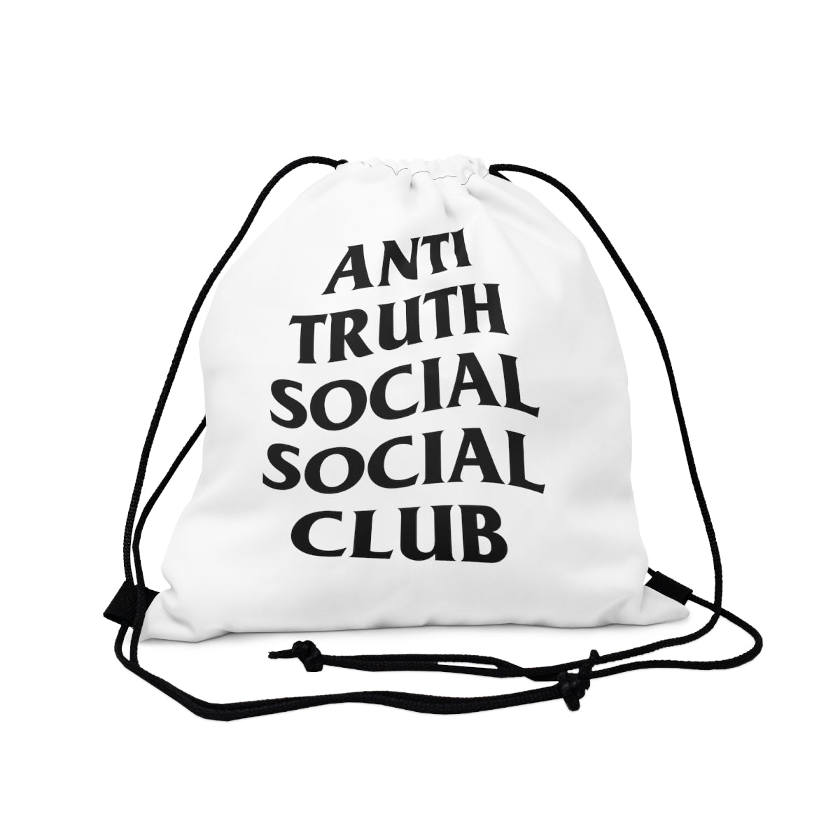 Anti Truth Social Social Club Drawstring Bag.