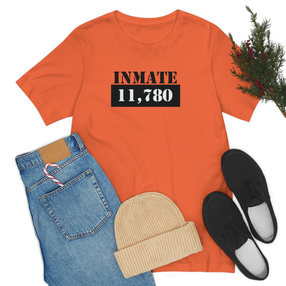 Inmate 11,780 Unisex Short Sleeve Tee