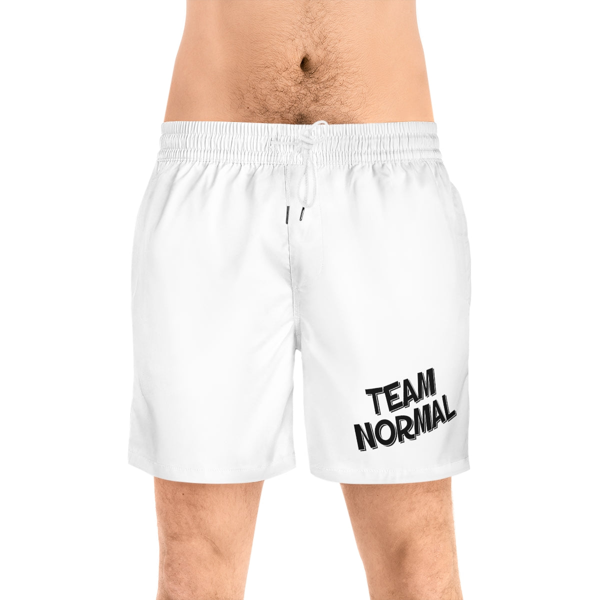 Team Normal Men's Mid-Length Swim Shorts (AOP)