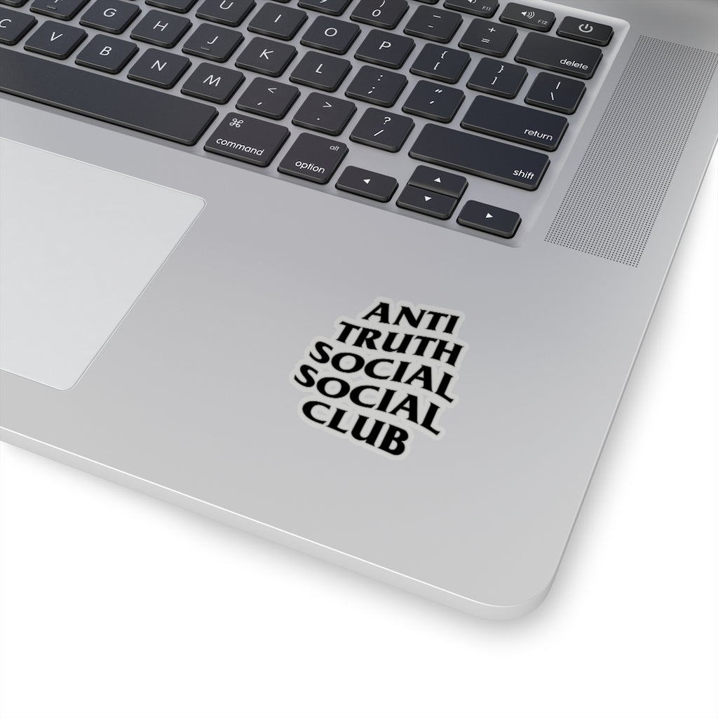 Anti Truth Social Social Club Kiss-Cut Stickers.