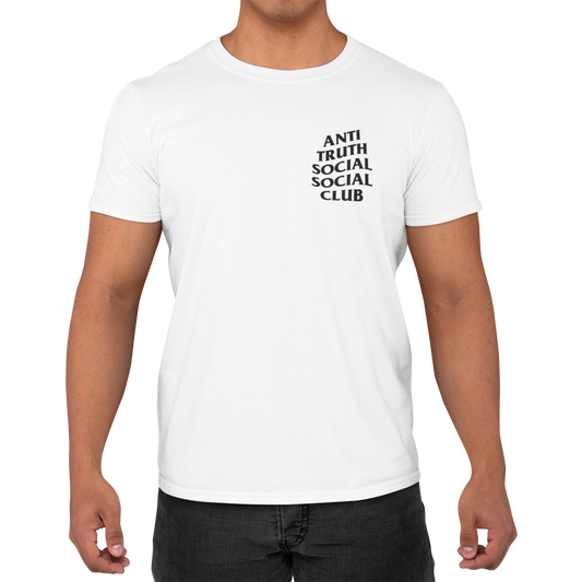 Fitted Anti Truth Social Social Club Cotton Crew Tee (Logo front and back)