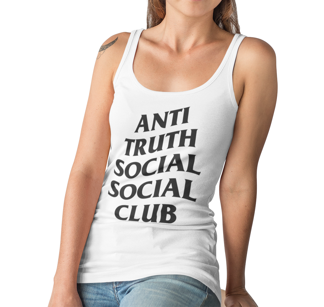 Women's Anti Truth Social Social Club Ideal Racerback Tank